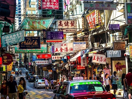 Hong Kong- lieu chaotique mais joli